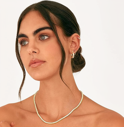 Collar Riviera — Tennis de Cristales 4mm