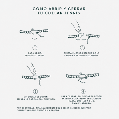 Collar Riviera — Tennis de Cristales 4mm